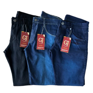 Kit 3 Calças Jeans Masculina Slim Original Elastano Lycra em Oferta na Shopee