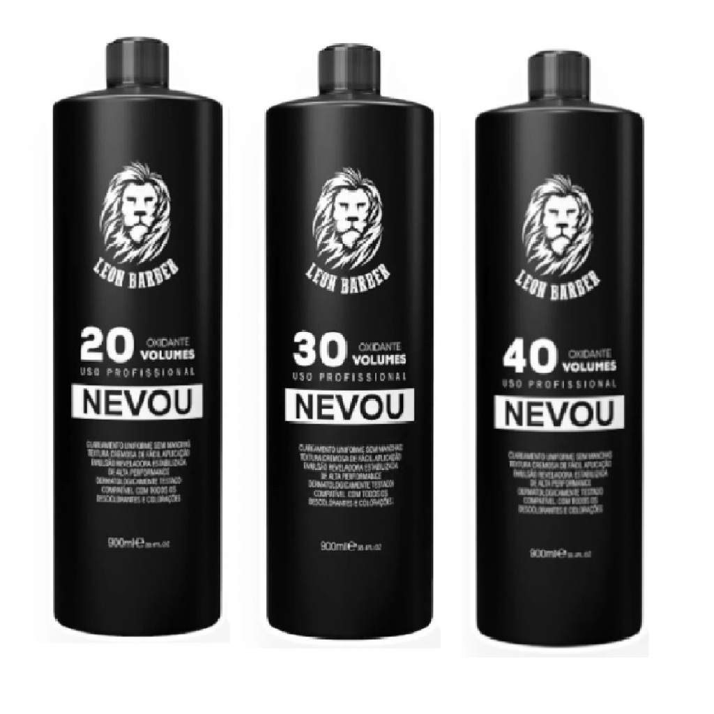 Água Oxigenada Nevou Leon Barber 900ml 1 unidade