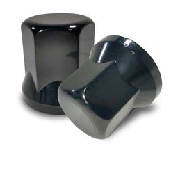 KIT CAPAS DE PORCA SEXTAVADA 27 MM BLACK PRETO