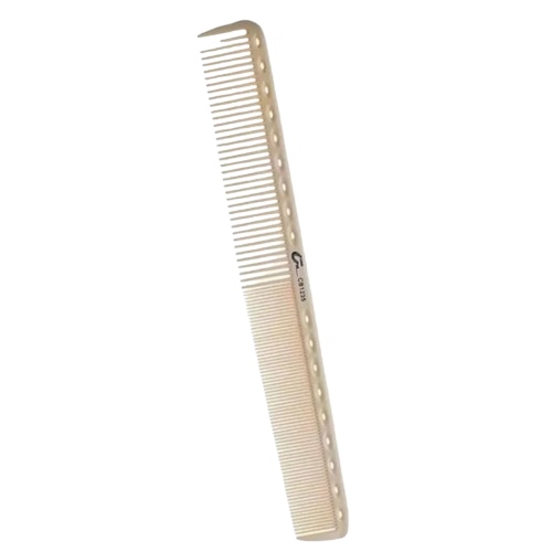 Pente Carbono para Barbeiros Cabeleireiro Barbershop Corte Preciso na Régua