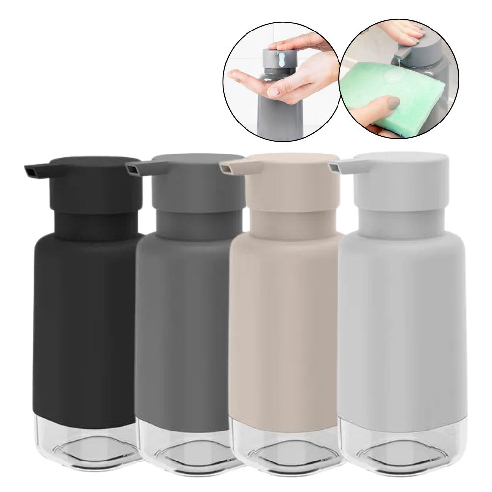 Porta Sabonete Liquido Dispenser Detergente Álcool Gel 500ml Pia Cozinha Banheiro Lavabo Ou em Oferta na Shopee