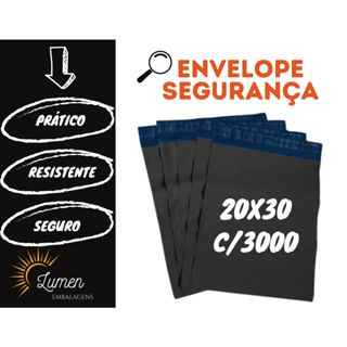 3000 Unid. Envelopes Ecommerce 20X30 -  Saco Embalagem Para Correio Ecommerce - Envelope Segurança - Envelope envio em Oferta na Shopee