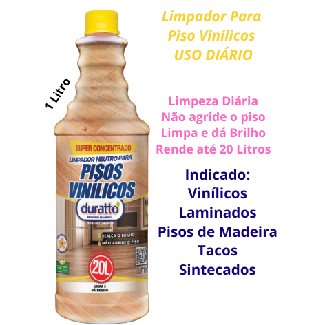 Limpador Neutro Para Pisos Vinilicos 1L Duratto em Oferta na Shopee