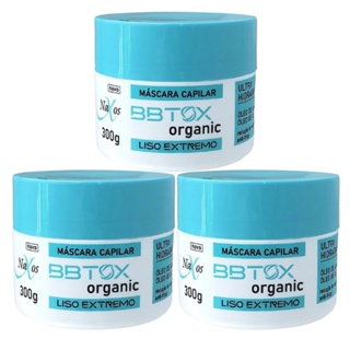 Kit 3 Mascara Bbtox Naxos 300g em Oferta na Shopee