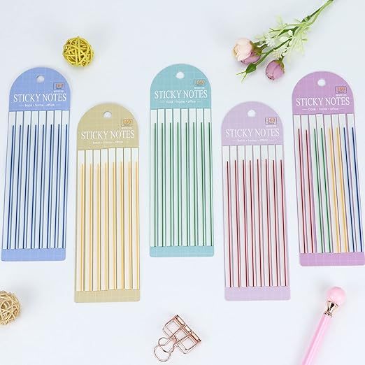 Tirinhas Adesivas Para Anotações 160 Folhas Sticky Note Invisiveis para Grifar Palavras em Oferta na Shopee
