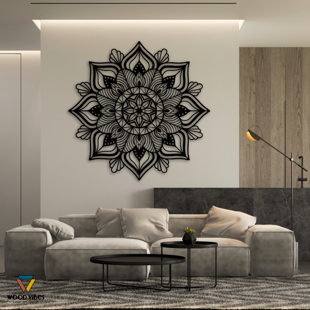 Quadro Mandala Canopus Vazada 3D Decorativa MDF em Oferta na Shopee