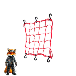 REDE ELASTICA DE CAPACETE BAGAGEIRO 35 X 35 (VERMELHA)