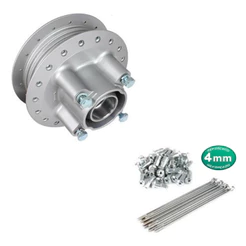 Cubo De Roda Traseira Honda Pop 100 Pop 110 Raios 4mm