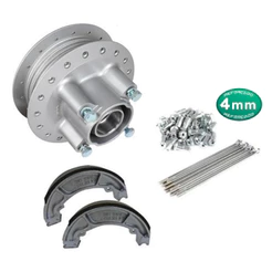 Cubo De Roda Traseira Honda Pop 100 110 Lonas Patins Raios 4mm