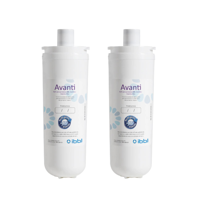 Kit 2 Refil Filtro IBBL Avanti Natural Mini para Purificador de Água Avanti, MIO e Vivax - Original - Home Appliances
