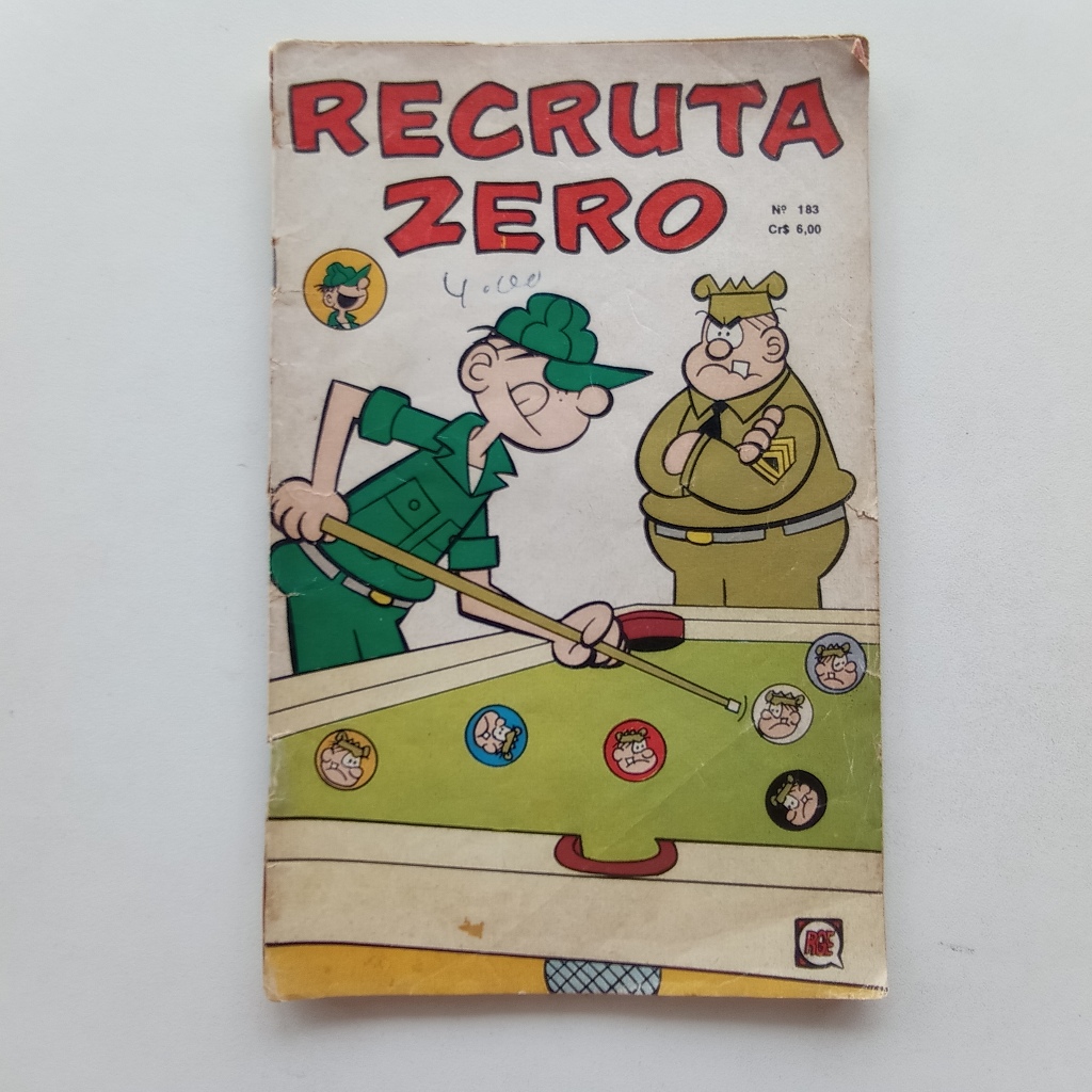 Gibi Recruta Zero Nº 183 - Rge - 1977