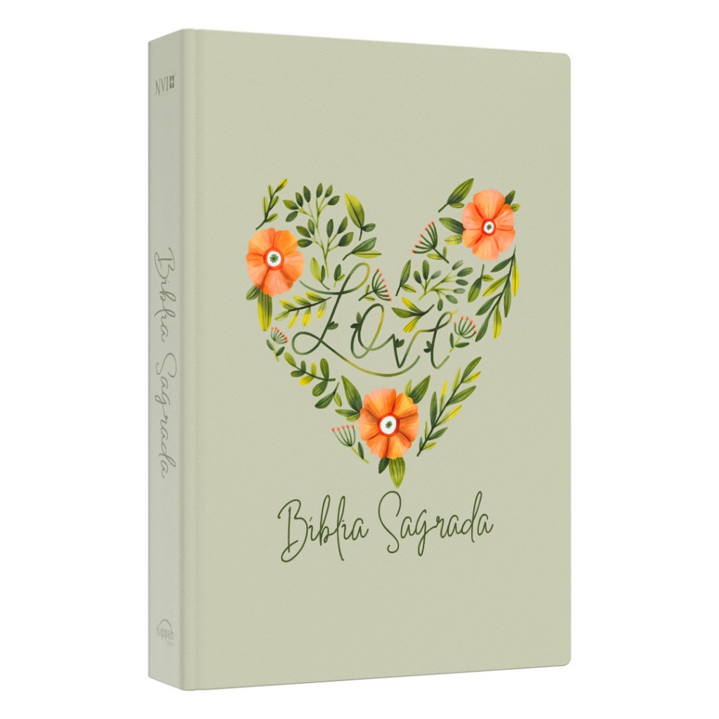 Bíblia Sagrada | NVI | Coracao Flores | Capa Dura em Oferta na Shopee