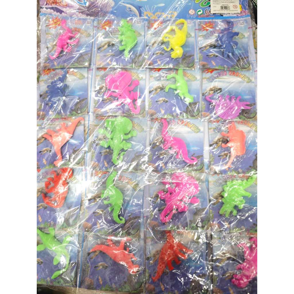 KIT 72/48/24 Dinossauro Cresce Na Água Animal Em Gel Bichinho Expande Na Água