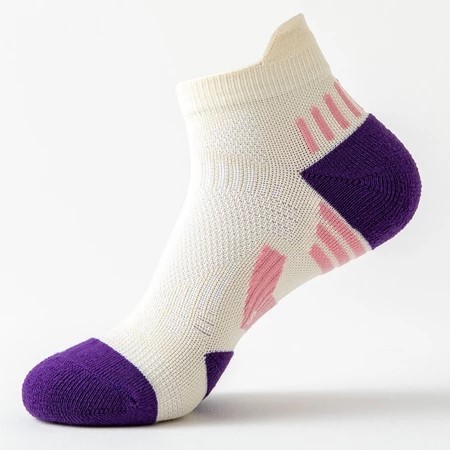 Meias Anti Bolha De Corrida De Poliamida Unisex Antiderrapante Compressão Cano Curto Meia Esportiva Professional — imagem 2 de 2