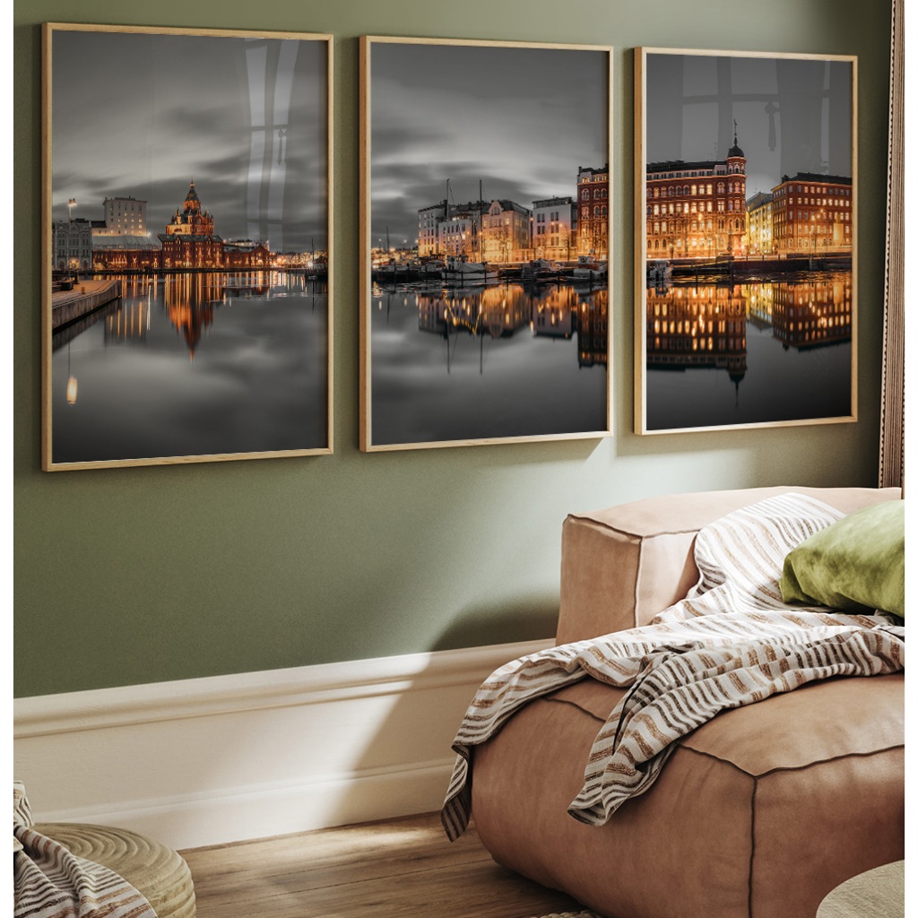 Quadro Cidade Quadro Com Moldura E Vidro Quadros Decorativos Para Sala Grande Po