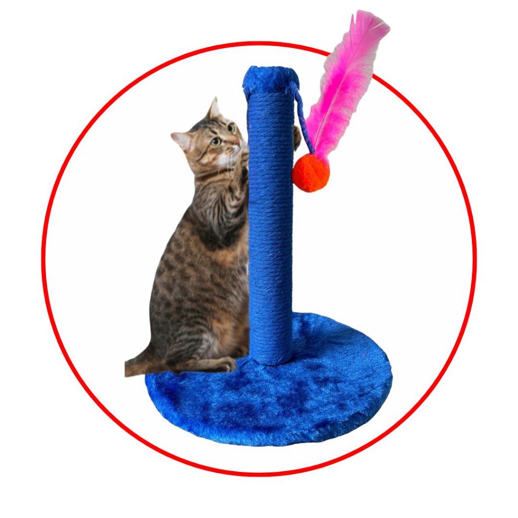Brinquedo Gato Arranhador Poste Interativo Anti Stress