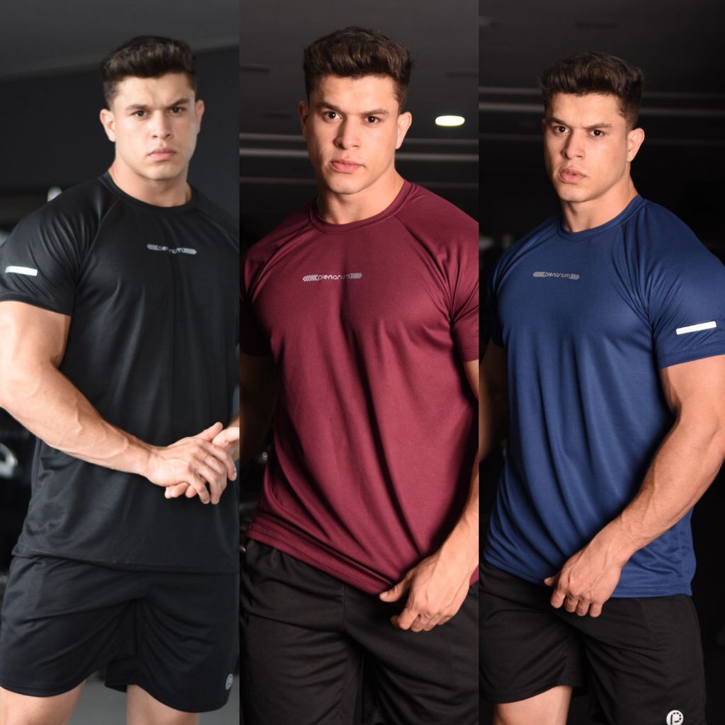 Kit 5 Camisa Camiseta Dry Fit Masculino Academia Esportes Cross Esportivas Raglan em Oferta na Shopee