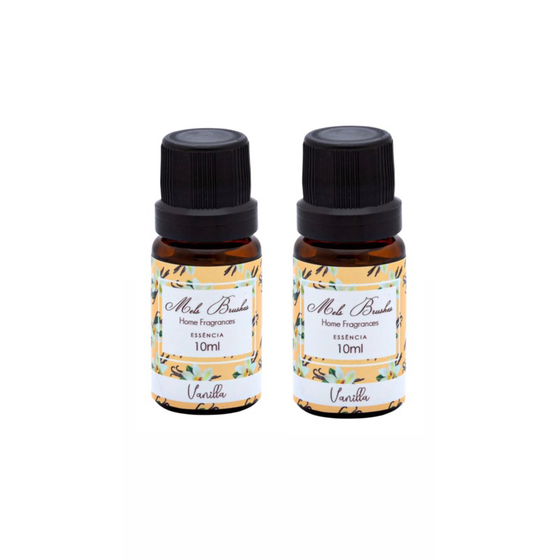 kit 2 Essências Vanilla - 10ml Mels Brushes.