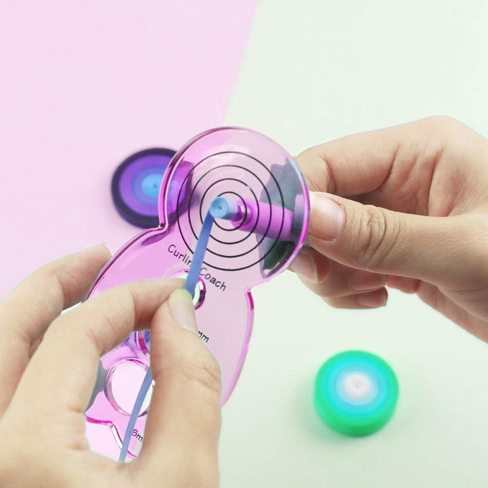 Kit Molde Gabarito Circulos Quilling 2 Estecas E Tubo 10ml — imagem 2 de 2