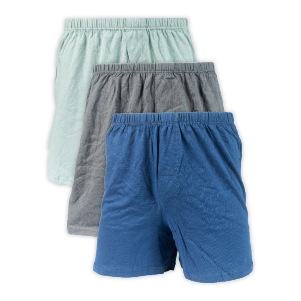 kit 3 Cueca samba canção masculina 100% algodão  Cores  Multicolorido em Oferta na Shopee