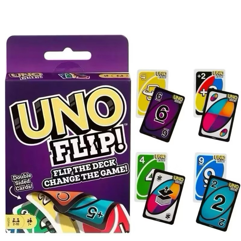 Jogo De Cartas Uno: Jogo De Festa Uno Flip Famly | Card Game UNO: Uno Flip Famly Party Game