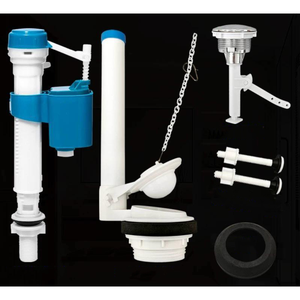 Kit Mecanismo Universal Para Caixa Acoplada 1/2x2pol Reparo Universal Diversos