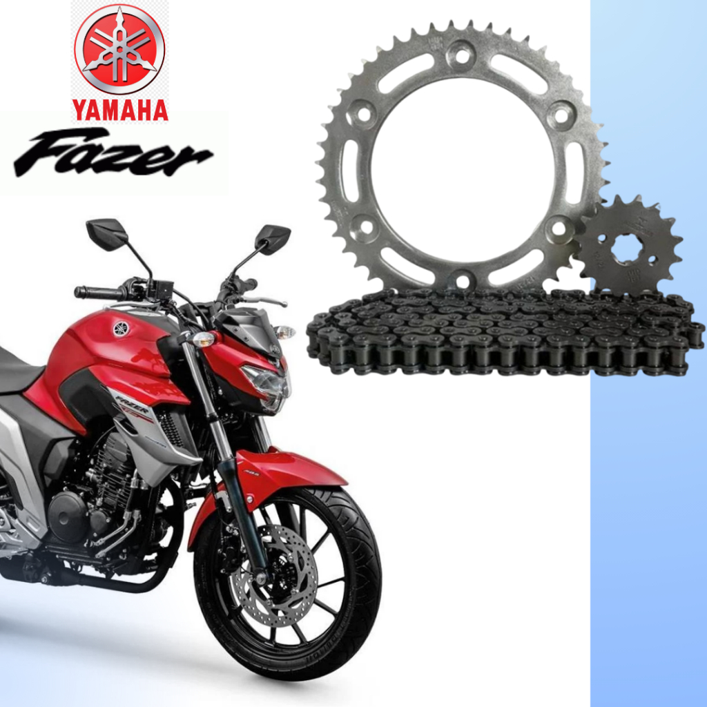 Kit Relação Transmissão Fazer 250 - 2018 em diante em Oferta na Shopee