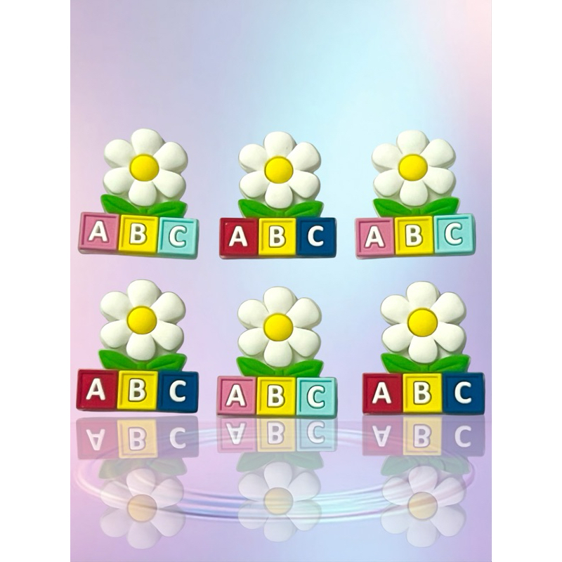 Aplique Emborrachado Infantil Margarida ABC Laços Tiaras Prendedores Artesanato DIY em Oferta na Shopee
