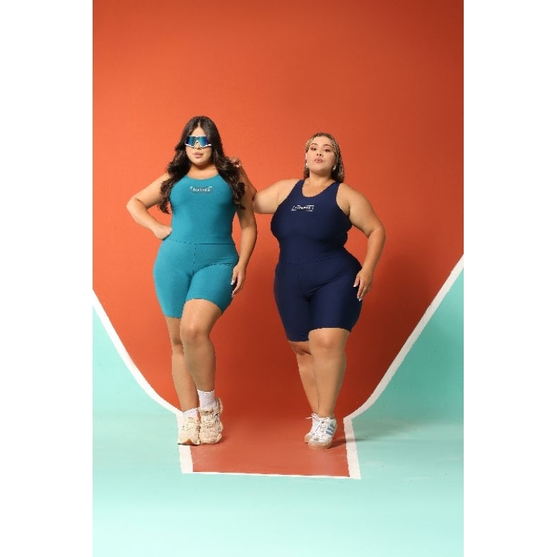 Maiô Macaquinho Hidroginástica Feminino Premium com Busto Forrado 353 em Oferta na Shopee