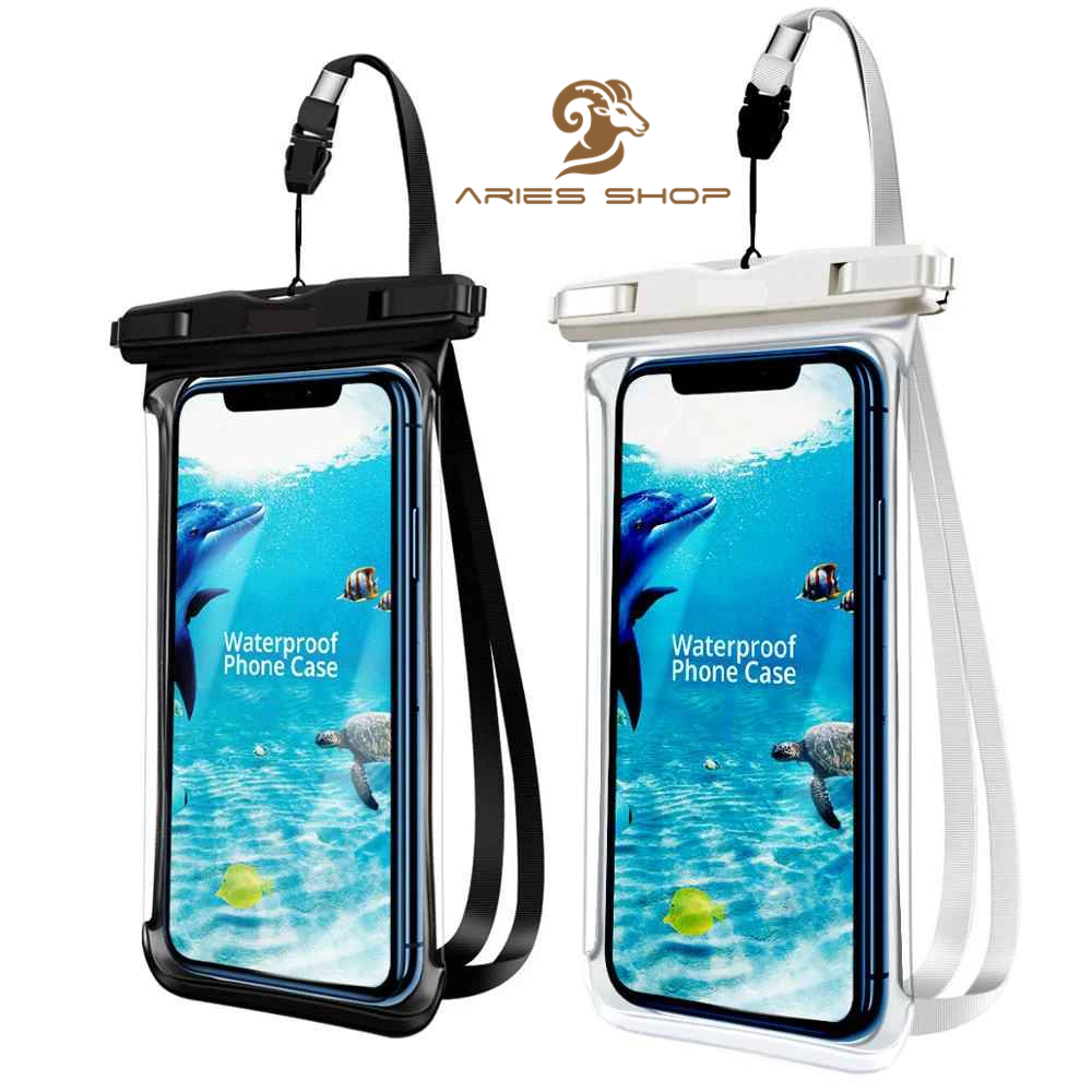 Capa De Celular À Prova D'água Proteção Impermeável Chuva Mergulhos Aquáticas Transparente Universal