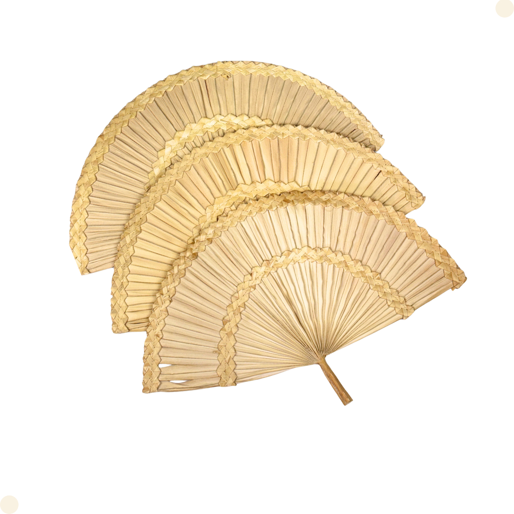 Leque Composição de Parede Boho Decoração - 3 peças