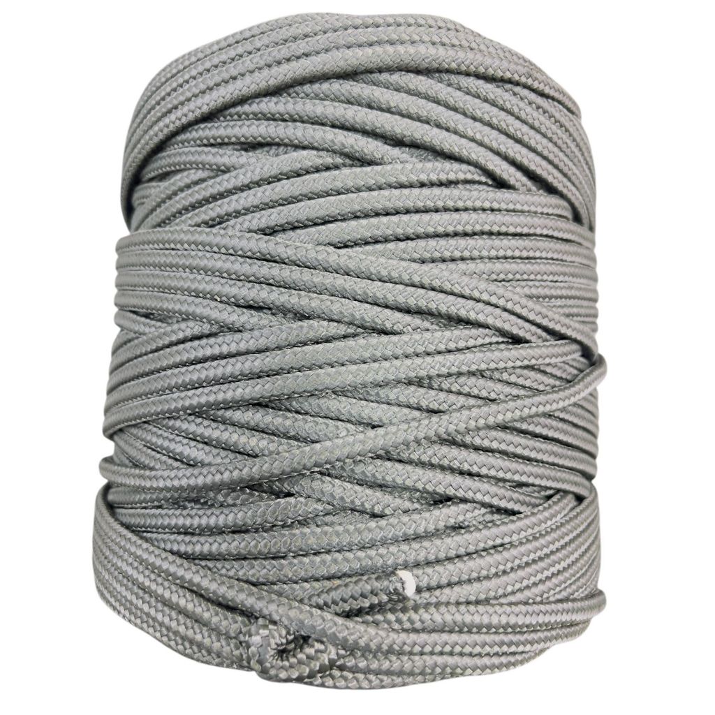 50m Corda Nylon Varal De Teto 4mm Trançada Pp Resistente Uv Cores em Oferta na Shopee