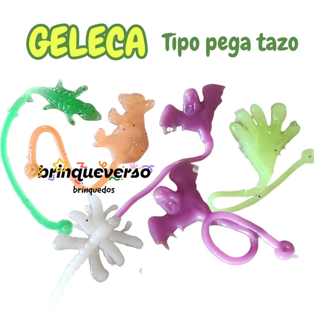 90Un Brinquedo Geleca Semelhante Pega tazo. Gruda na parede. Lembrancinha, Kit Festa, Brinde Festa