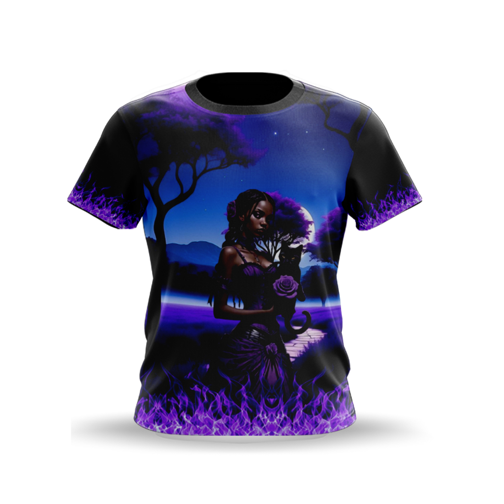 CAMISA UMBANDA/CANDOMBLÉ MARIA MULAMBO - TECIDO DRYFIT - SUBLIMADA - COD.731
