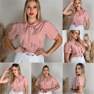 Blusa Evangélica P Ao G3  plus size feminina social trabalho em Oferta na Shopee