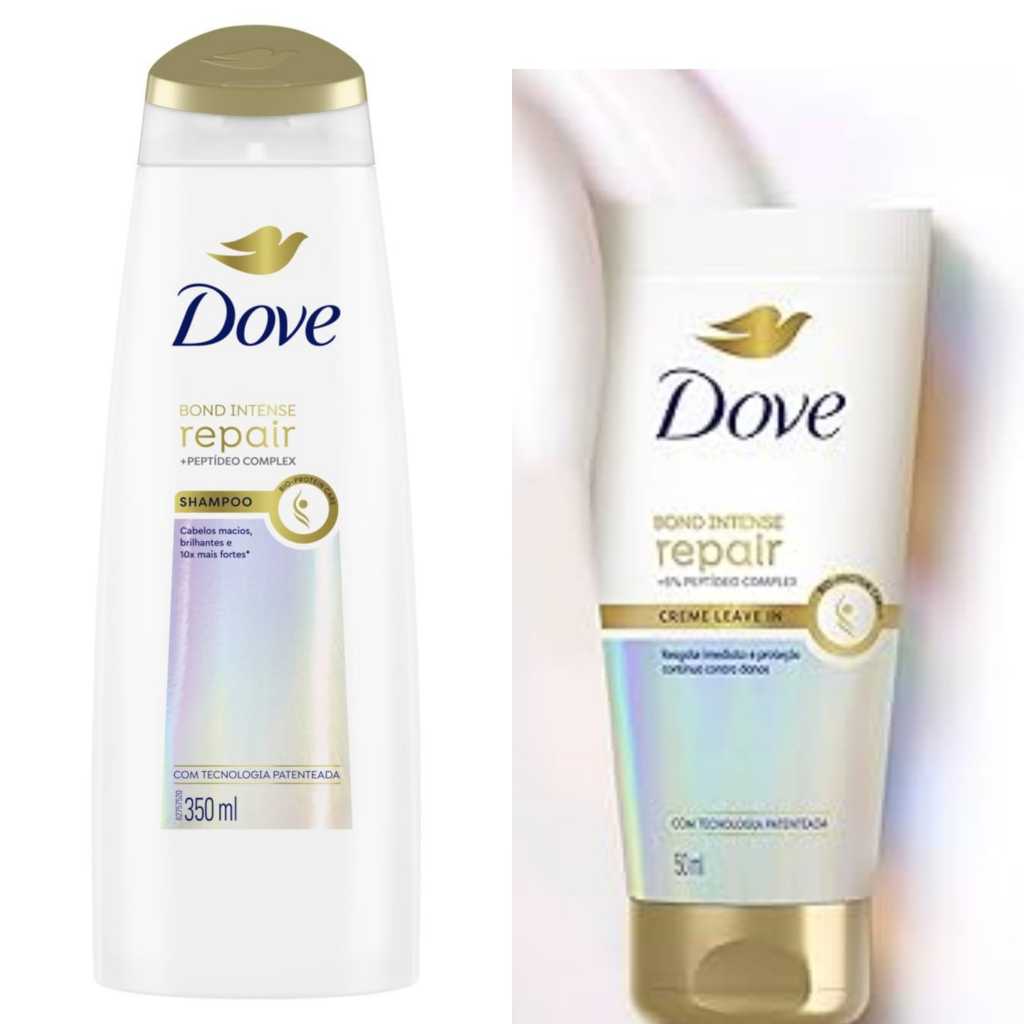 KIT DOVE BOND INTENSE REPAIR  SHAMPOO+LEAVE-IN