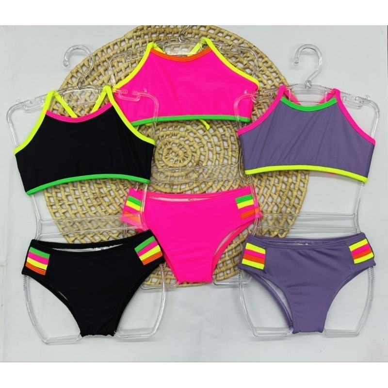 Biquini | Biquini Infantil Menina | Biquíni Infantil | Biquíni Juvenil | Moda Praia Juvenil | Tamanho 2 ao 16 | Lavinia