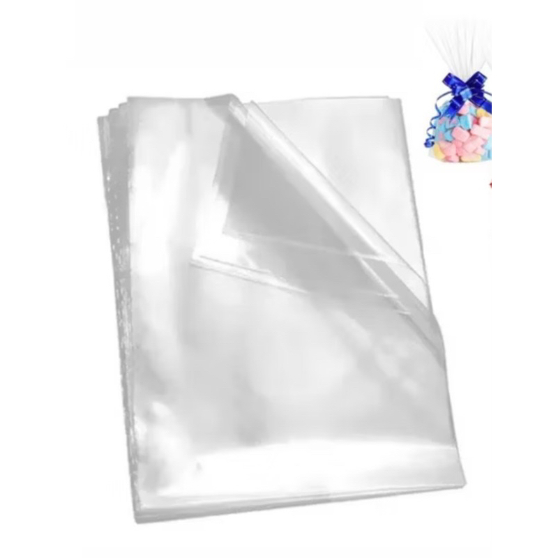 kit 100pçs saquinho tipo celofane 20x30 saco plástico transparente pp polipropileno