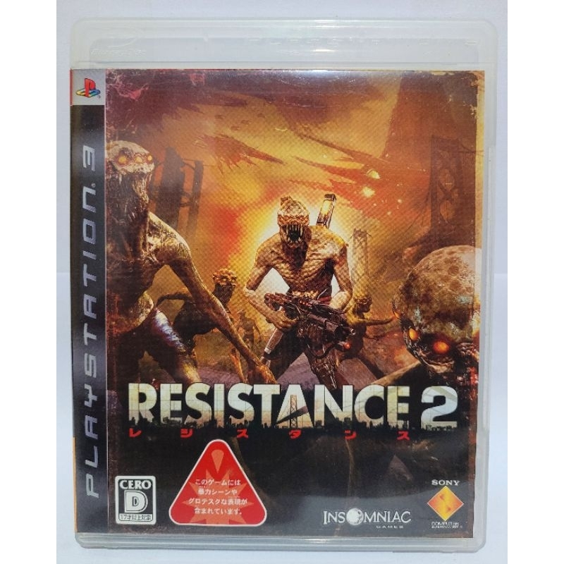 Resistance 2, jogo original para ps3 mídia física, com manual