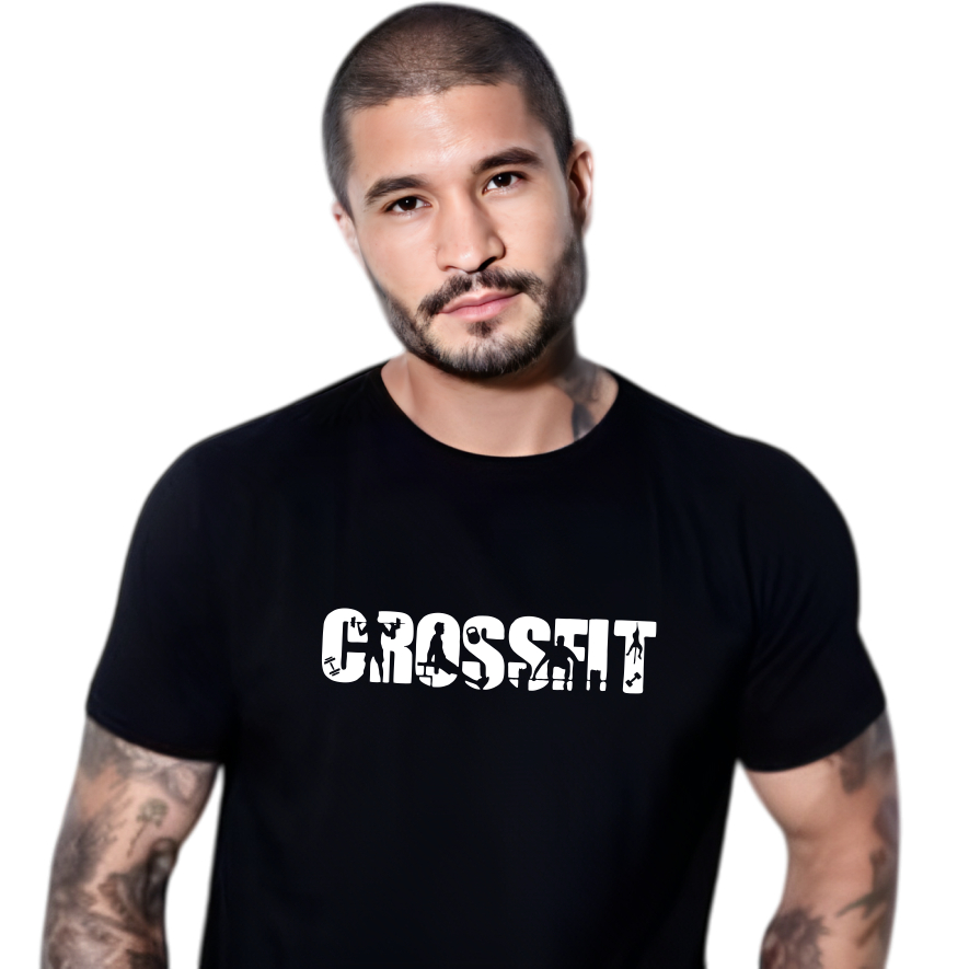 Camisa Academia CrossFit Academia Musculação Confortável
