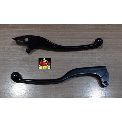 Manete Pra Moto Ybr 125 Até 2008 Freio a Disco Preto