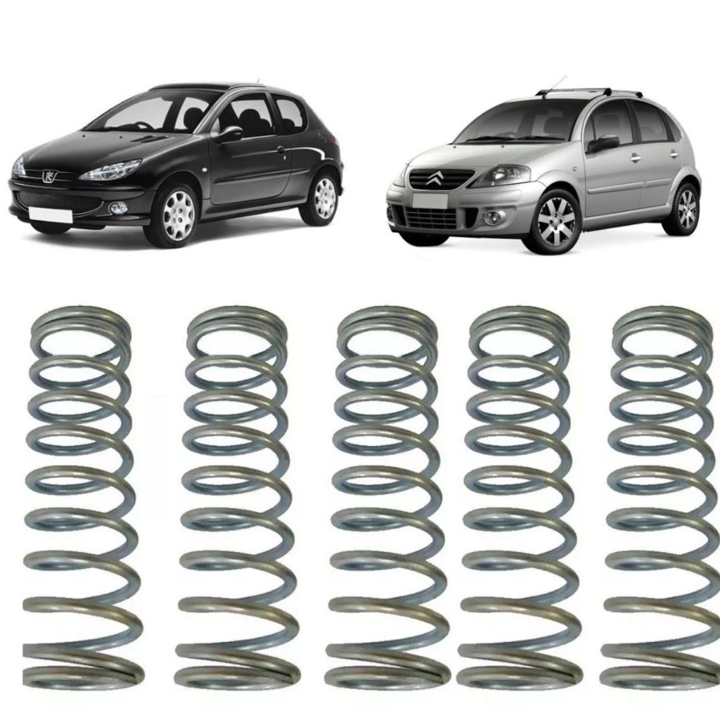 Mola Da Tulipa (semi Eixo) Peugeot 206 207 - Kit 5 Peças