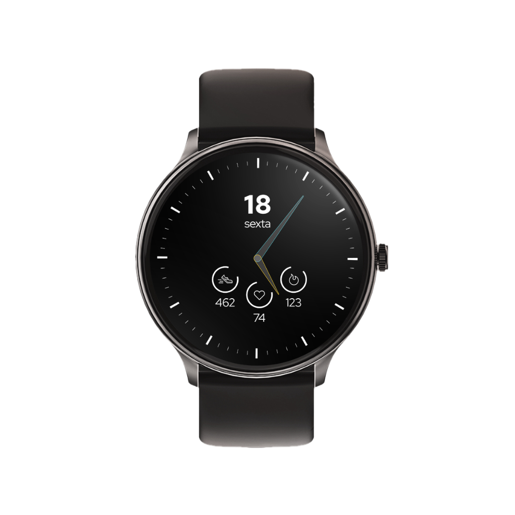 SmartWatch WB 46mm Redondo, Tela 1,39" Fitness Tracker em Oferta na Shopee