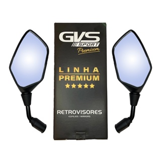 Retrovisor Moto Honda Elite 125 Convexa Azul Gvs Premium em Oferta na Shopee