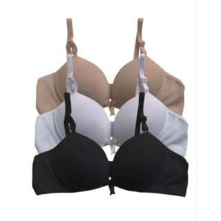 Kit 3 Sutien Com Bojo Infantil Sutia Sem Arco Conforto Sutiã Menina Moça se em Oferta na Shopee