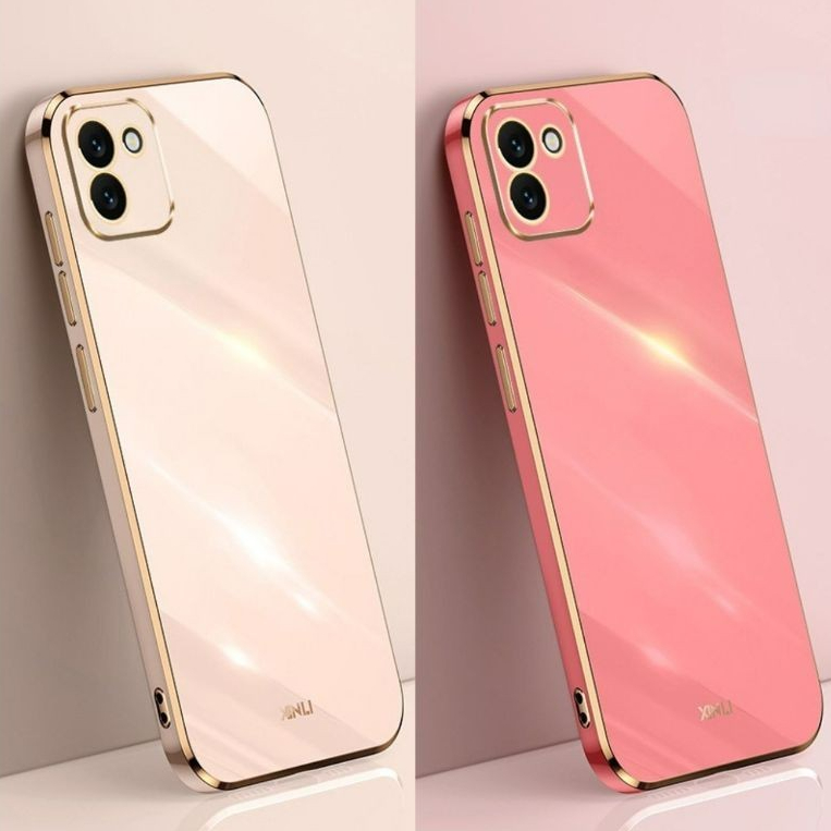 Capa Capinha Luxo com Borda Dourada para Samsung A04/A10/A12/A13/A14/A21/A23/A32/A34/A54/A70/A71 em Oferta na Shopee