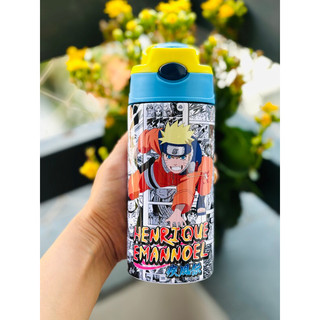 GARRAFA TÉRMICA NARUTO, GARRAFINHA INFANTIL, GARRAFA PERSONALIZADA