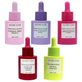 Sérum Facial Glow Love Diversos Sabores - Max Love em Oferta na Shopee