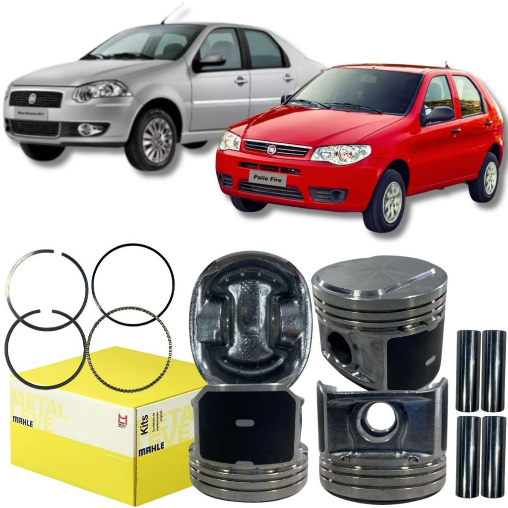 Jogo Pistão C/Anel Standard Palio Siena 1.0 8v 2009 2022 em Oferta na Shopee