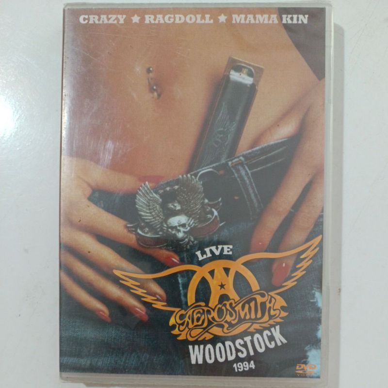 DVD AEROSMITH/WOODSTOCK 1994 LIVE.